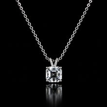 Radiant Square Moissanite Necklace