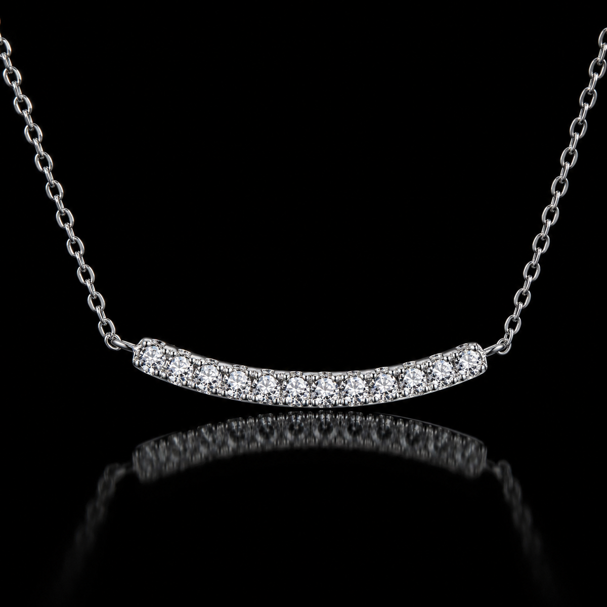 Curved Bar Necklace