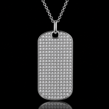 Dog Tag Pendant Necklace
