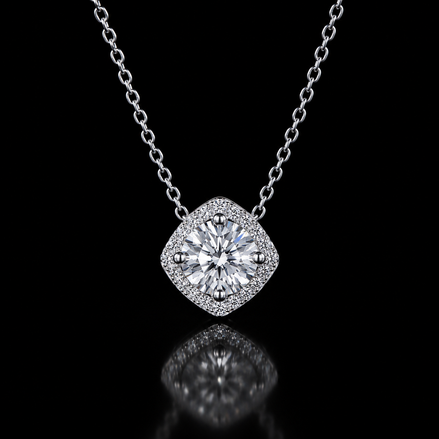 Halo Pendant Necklace