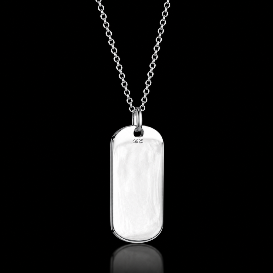 Dog Tag Pendant Necklace